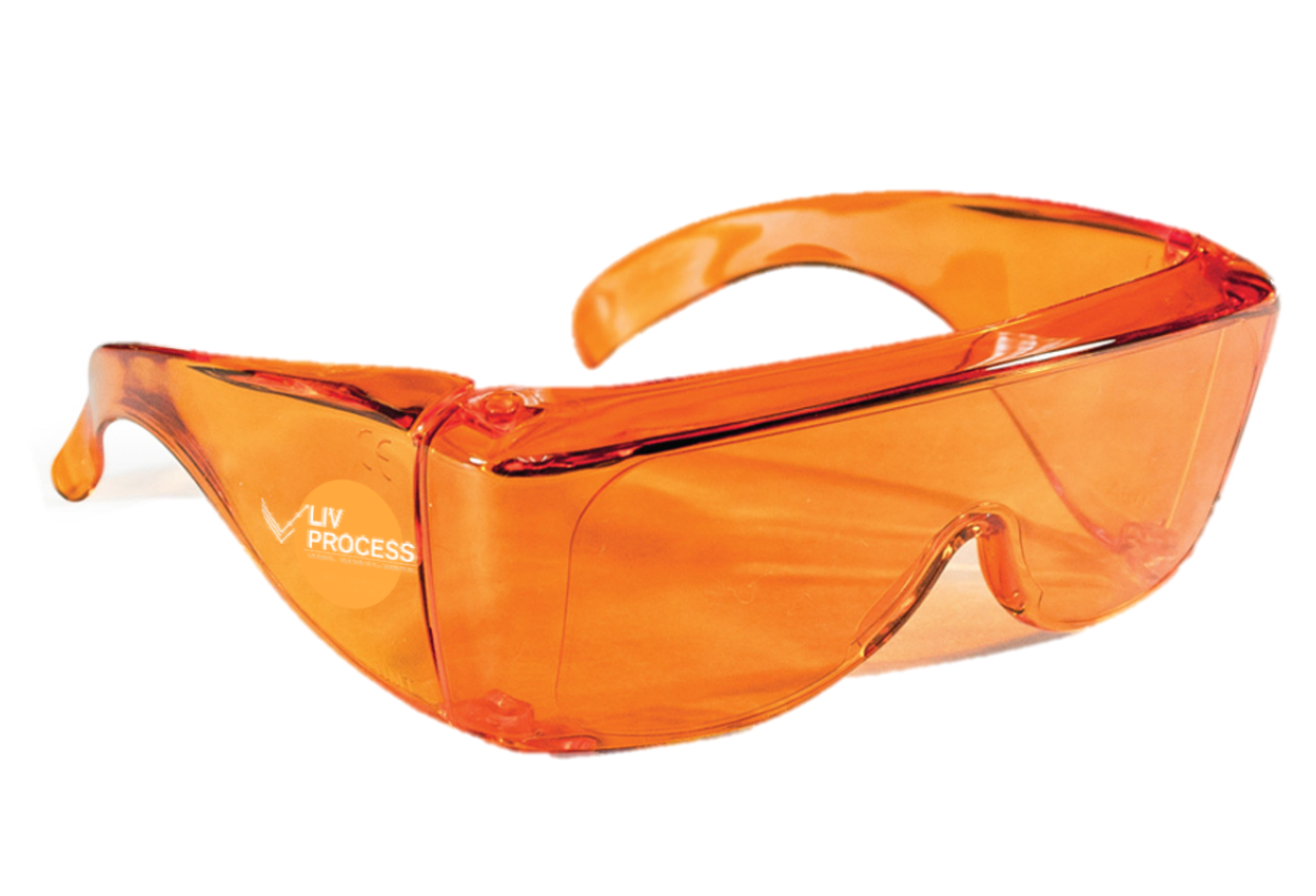 Orange Goggles, 1 Pair